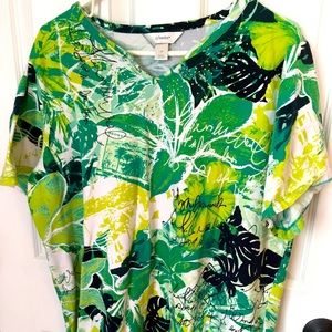 Short sleeve top, 2x, C J Banks